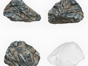 Cliff Rock Collection 3D Model