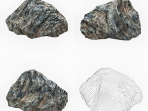 Cliff Rock Collection 3D Model