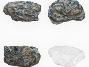 Cliff Rock Collection 3D Model