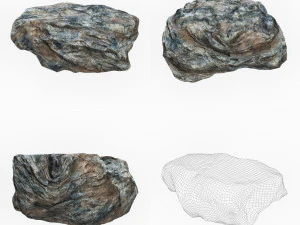 Cliff Rock Collection 3D Model