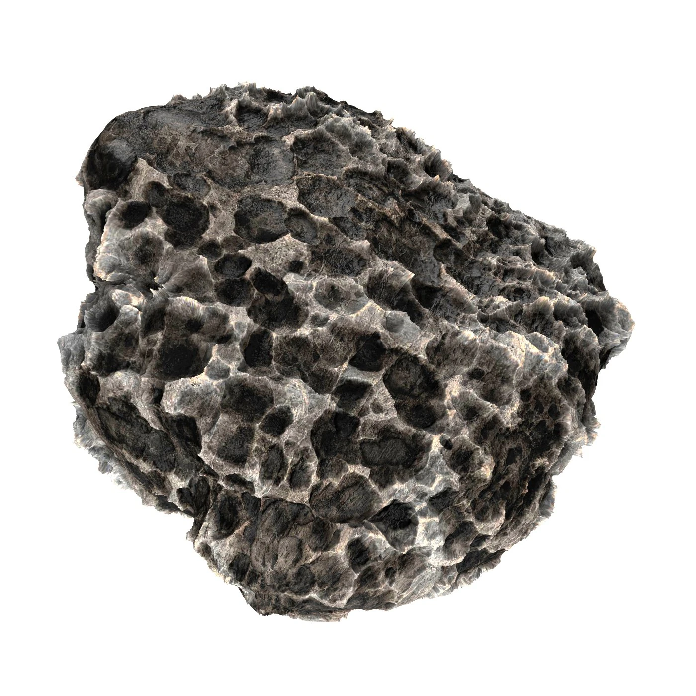 Volcanic Rock 01 3D Model .c4d .max .obj .3ds .fbx .stl .blend 