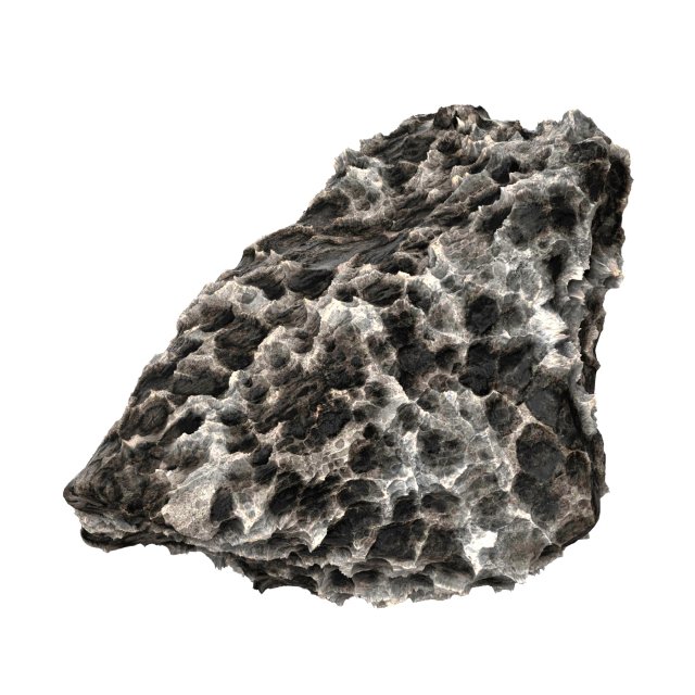 Volcanic Rock 06 3D Model .c4d .max .obj .3ds .fbx .stl .blend 