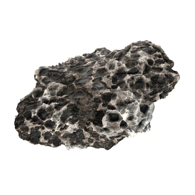 Volcanic Rock 07 3D Model .c4d .max .obj .3ds .fbx .stl .blend 