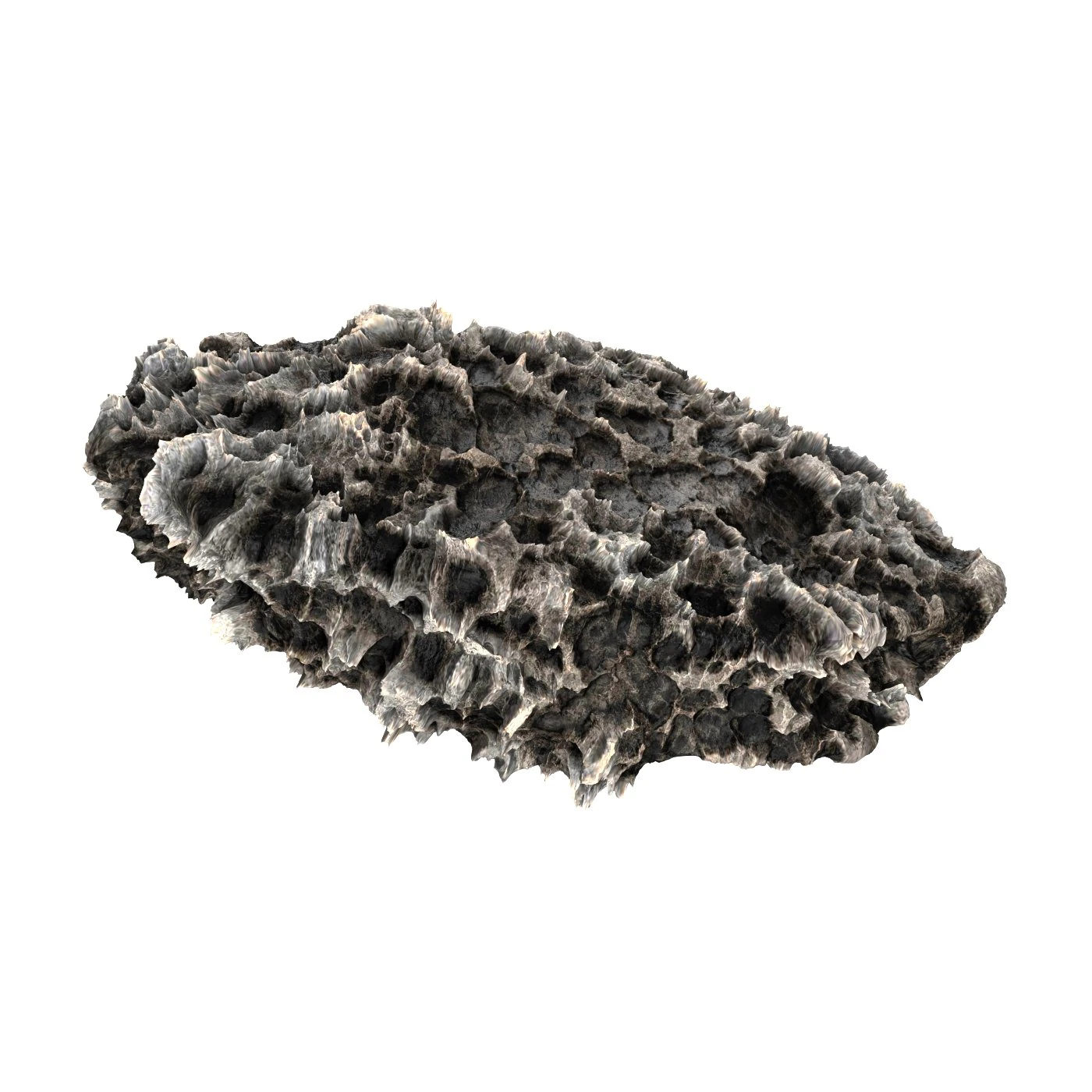 Volcanic Rock 08 3D Model .c4d .max .obj .3ds .fbx .stl .blend 