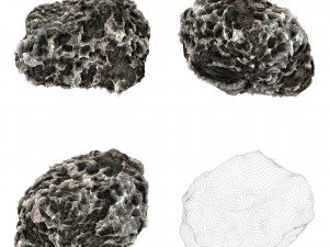 Volcanic Rock Collection 3D Model