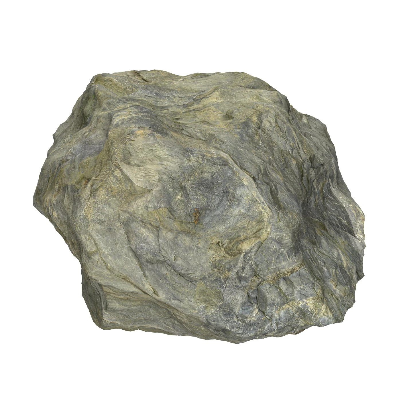 Natural Stone 08 3D Model .c4d .max .obj .3ds .fbx .stl .blend
