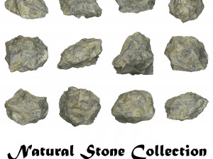Natural Stone Collection 3D Model