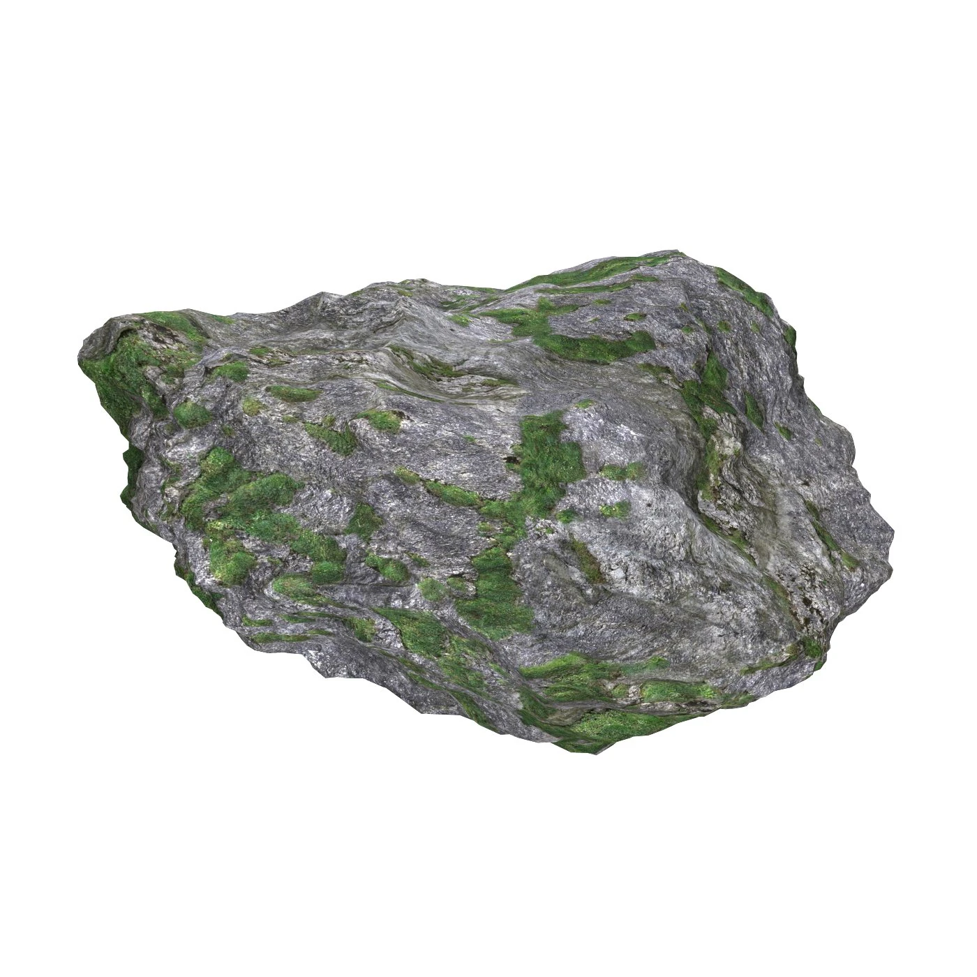 Ground Rock 01 3D Model .c4d .max .obj .3ds .fbx .stl .blend 