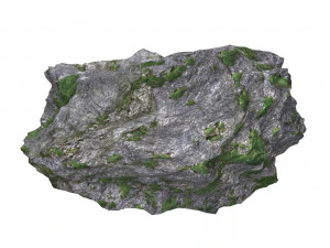 Ground Rock 01 3D Model