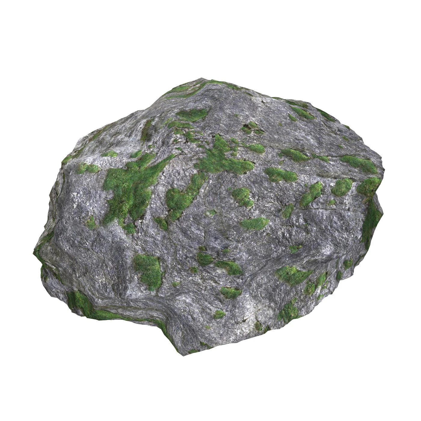 Ground Rock 02 3D Model .c4d .max .obj .3ds .fbx .stl .blend 