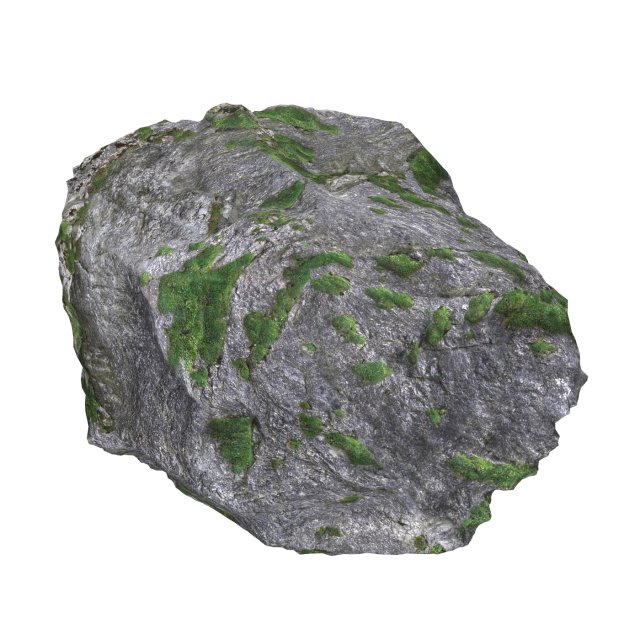 Ground Rock 07 Model 3D .c4d .max .obj .3ds .fbx .stl .blend 