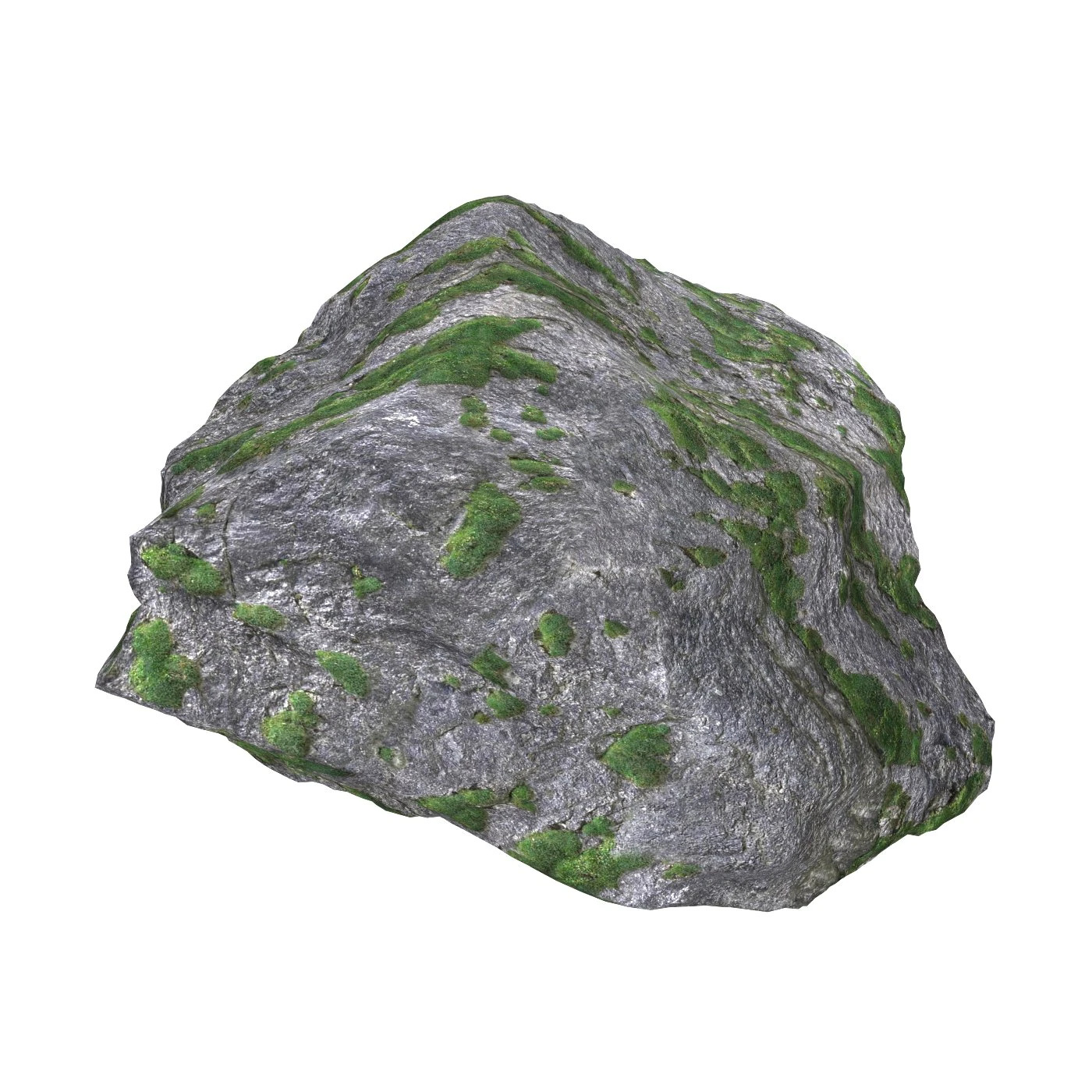 Ground Rock 08 3D Model .c4d .max .obj .3ds .fbx .stl .blend 