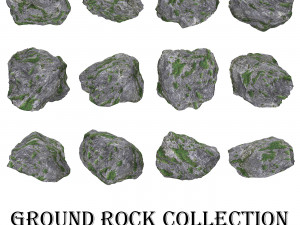 Ground Rock Collection 3D Model