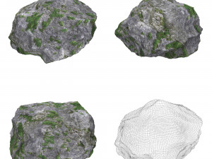 Ground Rock Collection 3D Model
