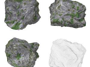 地面岩石系列 3D 模型