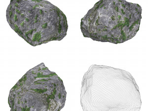 Ground Rock Collection 3D Model