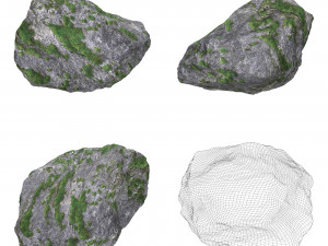 Ground Rock Collection 3D Model