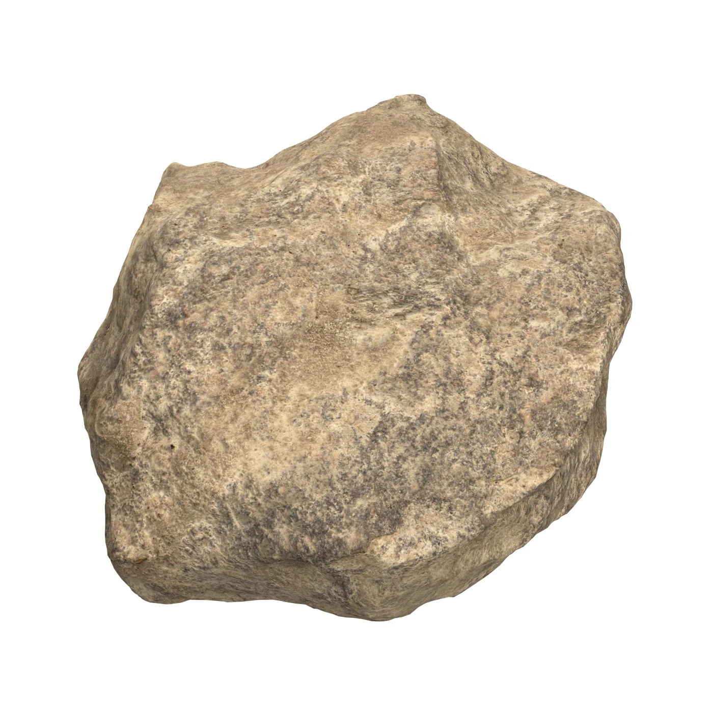 Sand Stone 01 3D Model .c4d .max .obj .3ds .fbx .stl .blend