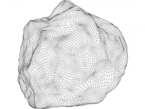Sand Stone 01 3D Model