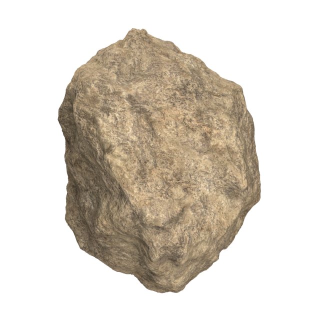 Sand Stone 04 3D Model .c4d .max .obj .3ds .fbx .stl .blend 