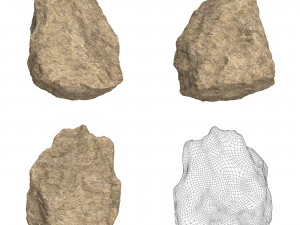 Collezione di pietre sabbiose Modello 3D