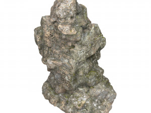Realistic Mountain Rock Cliff 01 Model 3D