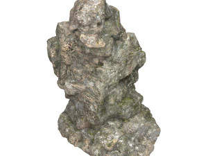 Realistic Mountain Rock Cliff 01 3D Model