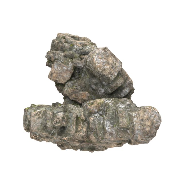 Realistic Mountain Rock Cliff 03 3D मॉडल .c4d .max .obj .3ds .fbx .stl .blend 