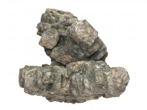 Realistic Mountain Rock Cliff 03 3D Model