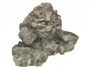 Realistic Mountain Rock Cliff 03 3D मॉडल
