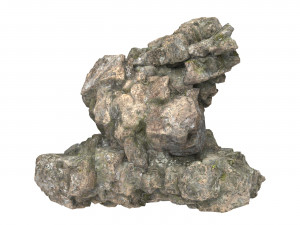 Realistic Mountain Rock Cliff 03 3D मॉडल