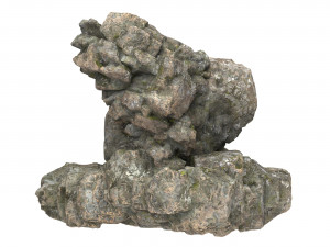 Realistic Mountain Rock Cliff 03 3D मॉडल