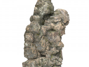 Realistic Mountain Rock Cliff 07 Model 3D