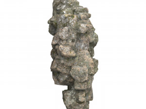 Realistic Mountain Rock Cliff 09 3D Model