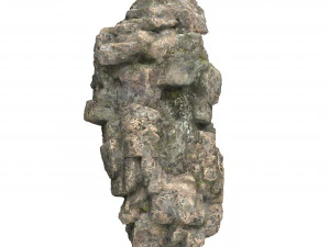 Realistic Mountain Rock Cliff 09 3D Model