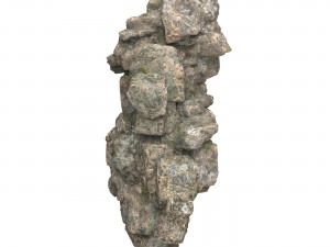 Realistic Mountain Rock Cliff 09 Modelo 3D
