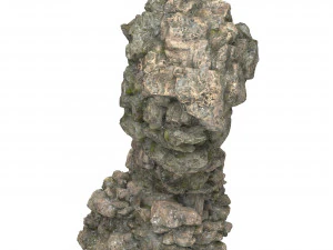 Realistic Mountain Rock Cliff Collection 3D Model