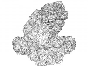 Realistic Mountain Rock Cliff Collection 3D Model