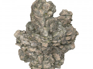 Realistic Mountain Rock Cliff Collection Modello 3D