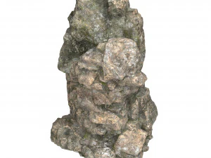 Realistic Mountain Rock Cliff Collection 3D Model
