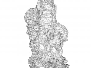 Realistic Mountain Rock Cliff Collection Modello 3D