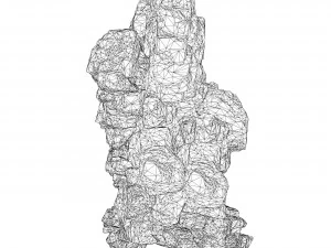Realistic Mountain Rock Cliff Collection 3D Model