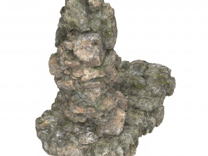 Realistic Mountain Rock Cliff Collection Modello 3D