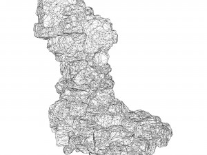 Realistic Mountain Rock Cliff Collection Modello 3D