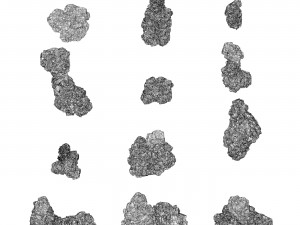 Realistic Mountain Rock Cliff Collection Modello 3D