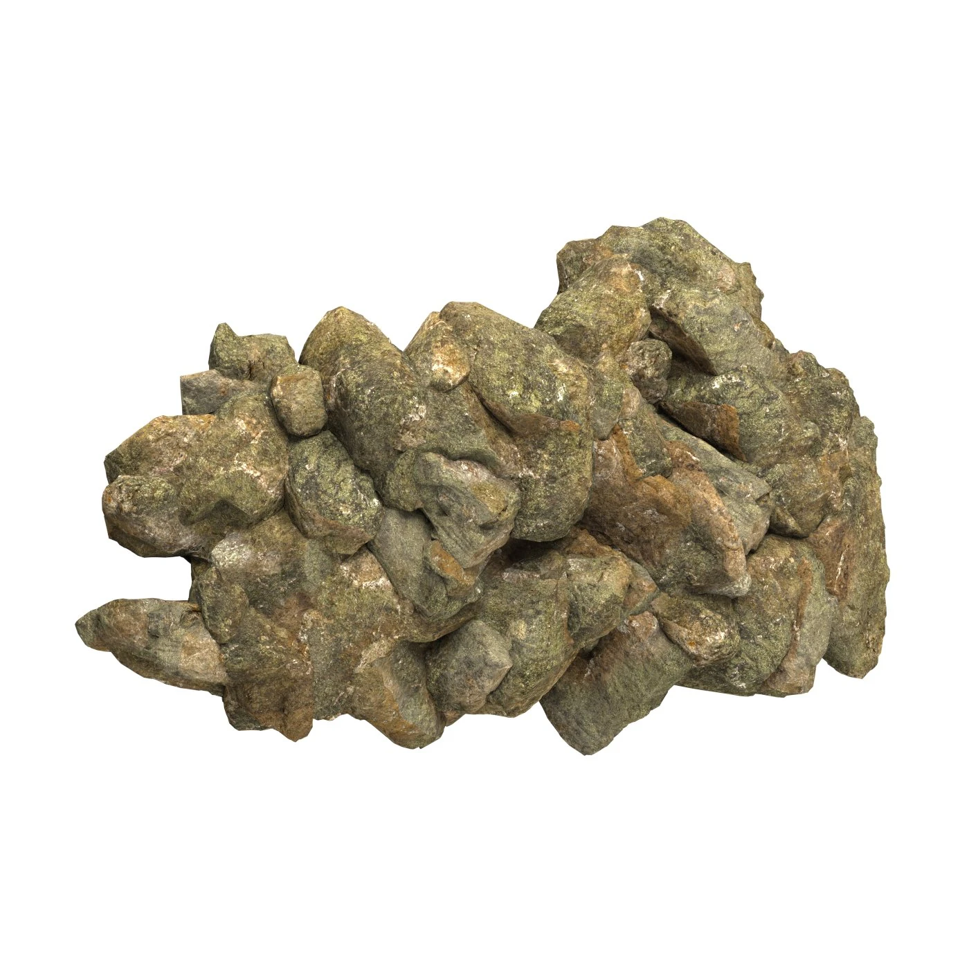 Realistic Natural Rock Cliff 03 3D Model .c4d .max .obj .3ds .fbx .stl .blend 