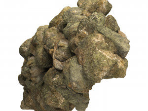 Realistic Natural Rock Cliff 03 3D 模型