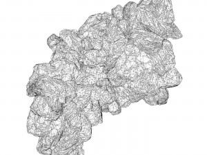 Realistic Natural Rock Cliff 04 3D Modell