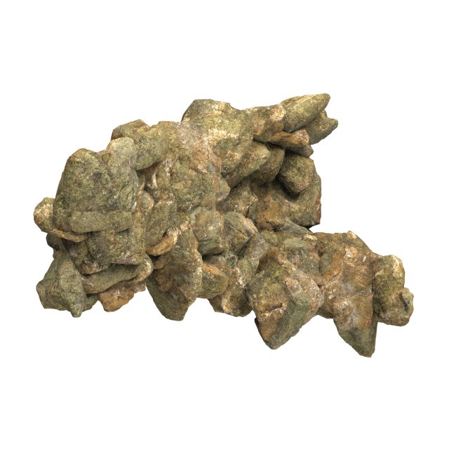 Realistic Natural Rock Cliff 05 3D 모델 .c4d .max .obj .3ds .fbx .stl .blend