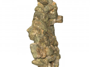 Realistic Natural Rock Cliff 08 Modelo 3D